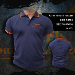 HL LOGO 24, hímzett férfi galléros póló