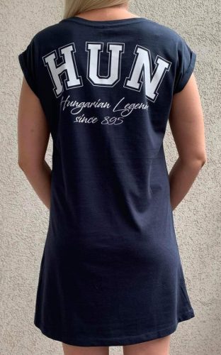 HUN feliratos női pólóruha