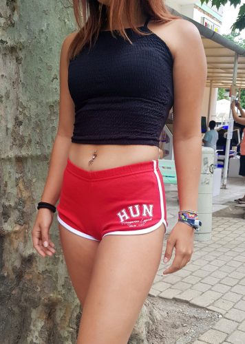 HUN feliratos női short