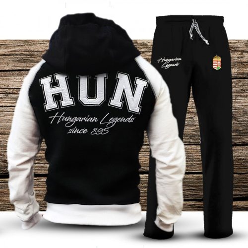 Magyar címeres férfi szabadidőruha szett, hímzett