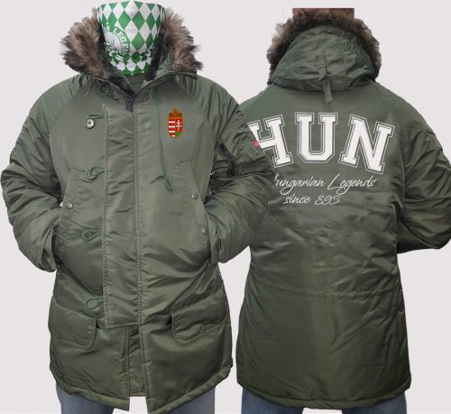 Magyar címeres N3B Parka - hímzett