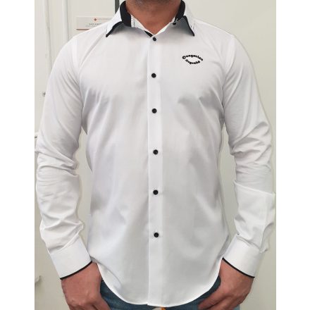 Hungarian Legends -  slim fit férfi hosszú ujjú ing