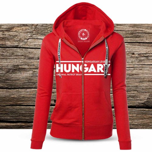 HUNGARY - OPB női cipzáras, kapucnis pulóver
