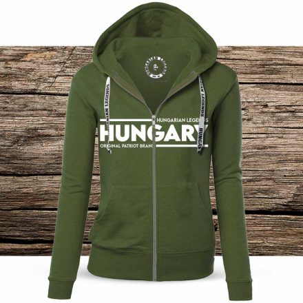 HUNGARY - OPB női cipzáras, kapucnis pulóver