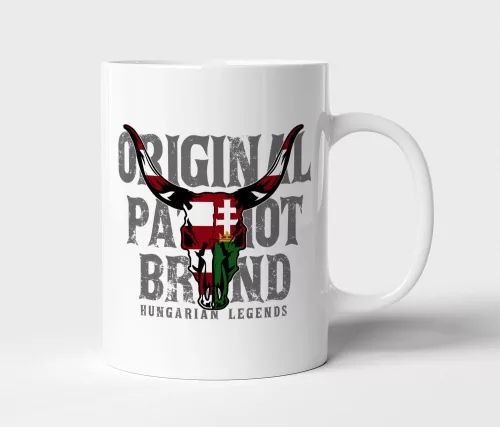 Koponyás marha - TRIKOLOR mintás bögre