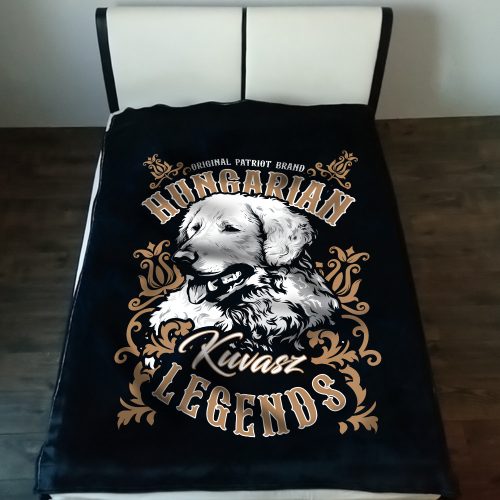 Magyar kuvasz mintás pléd - Hungarian Legends