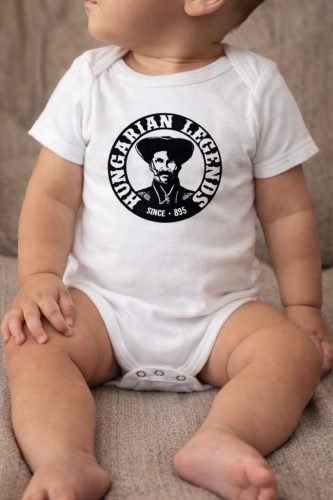 Magyar betyár mintás baba body