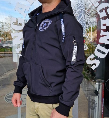 Magyar betyár férfi softshell dzseki - hímzett