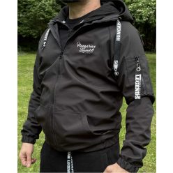 Magyar népi díszítés koponyával unisex széldzseki