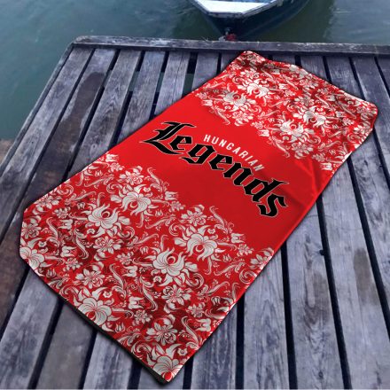 Népi motívumos S1 mikroszálas strandtörölköző