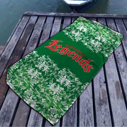 Népi motívumos S1 mikroszálas strandtörölköző