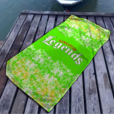 Népi motívumos S1 mikroszálas strandtörölköző