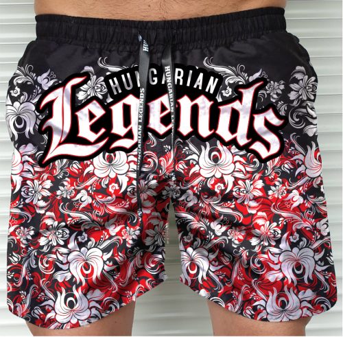 Népi motívumos S1 férfi fürdőnadrág