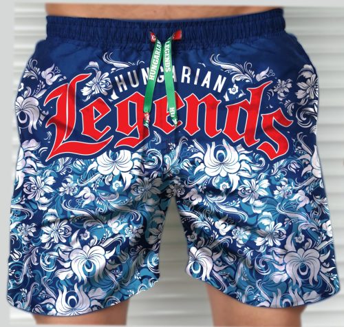 Népi motívumos S1 férfi fürdőnadrág