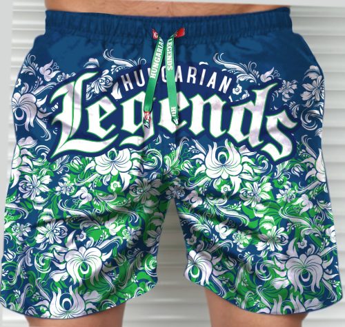 Népi motívumos S1 férfi fürdőnadrág