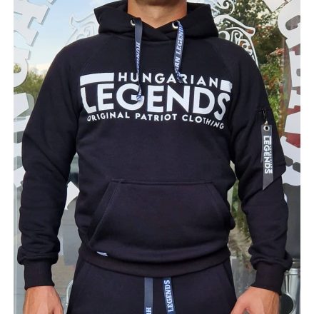Hungarian Legends - Original Patriot Brand férfi kenguruzsebes pulóver