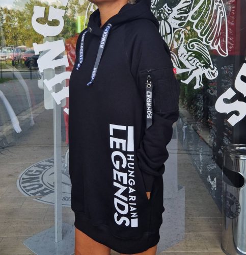 Hungarian Legends - Original Patriot Brand női hosszított, kapucnis pulóver