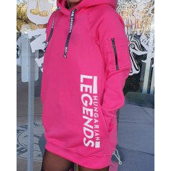   Hungarian Legends - Original Patriot Brand női hosszított, kapucnis pulóver