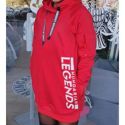   Hungarian Legends - Original Patriot Brand női hosszított, kapucnis pulóver