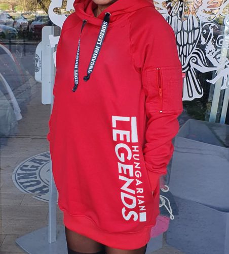 Hungarian Legends - Original Patriot Brand női hosszított, kapucnis pulóver