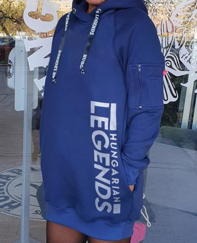 Hungarian Legends - Original Patriot Brand női hosszított, kapucnis pulóver