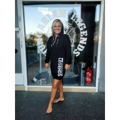   Hungarian Legends - Original Patriot Brand női gombos nyakú, kapucnis tunika