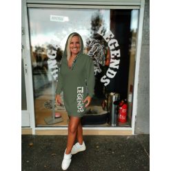   Hungarian Legends - Original Patriot Brand női gombos nyakú, kapucnis tunika