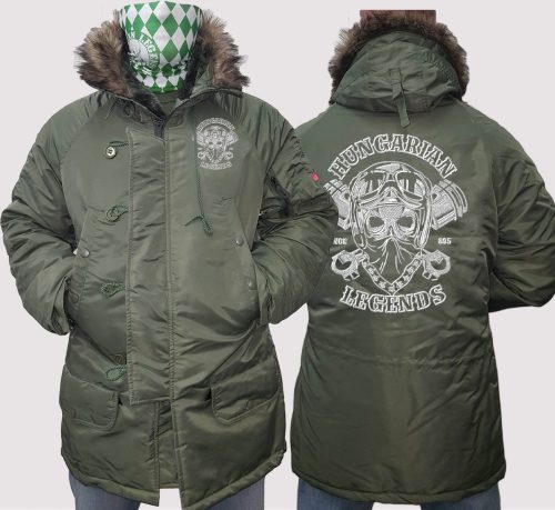 Motoros N3B Parka - hímzett