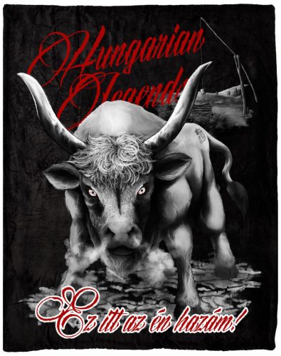 Szürkemarha mintás pléd - Hungarian Legends