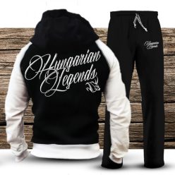 Hungarian Legends férfi szabadidőruha szett, hímzett