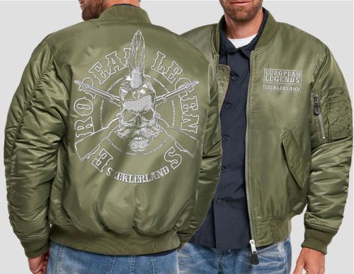 European Legends - SZEKLERLAND férfi MA1 bomber dzseki - hímzett