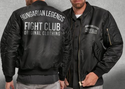 Fight Club férfi MA1 bomber dzseki - hímzett