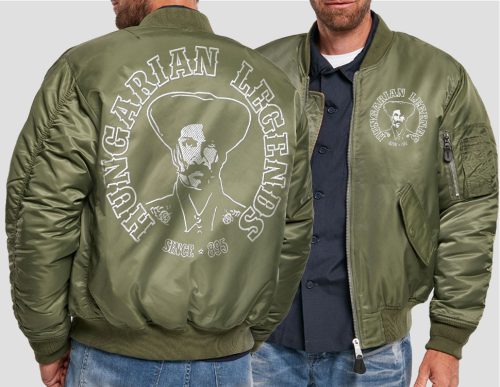 Magyar betyár férfi MA1 bomber dzseki - hímzett