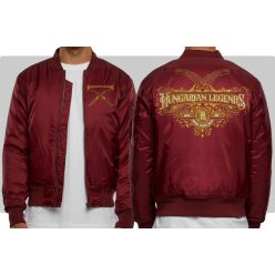 Fejesgörbe férfi bomber dzseki - hímzett