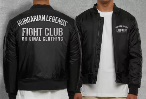 Fight Club férfi bomber dzseki - hímzett