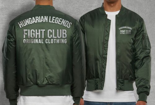 Fight Club férfi bomber dzseki - hímzett