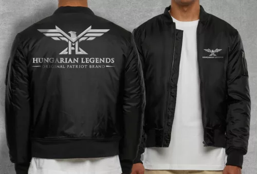 HL LOGO 24 férfi bomber dzseki - hímzett