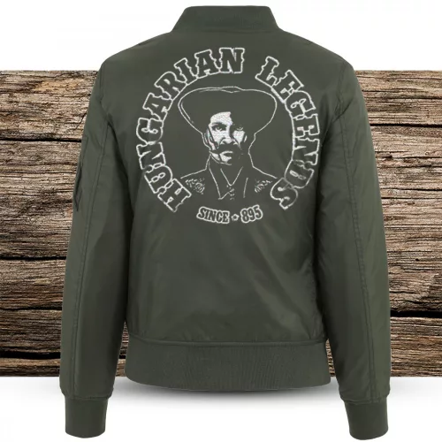 Hungarian Legends hímzett női bomber dzseki